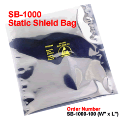 SB-1000 Static Shield Bag Open End