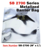 SB 2700 Series Metalized Barrier Bag