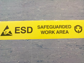 ESD Aisle Warning Tapes 