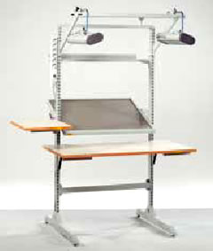 Worktable With Adjustable Frames
